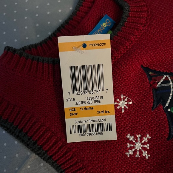 Greendog 12m Christmas vest - Picture 3 of 3